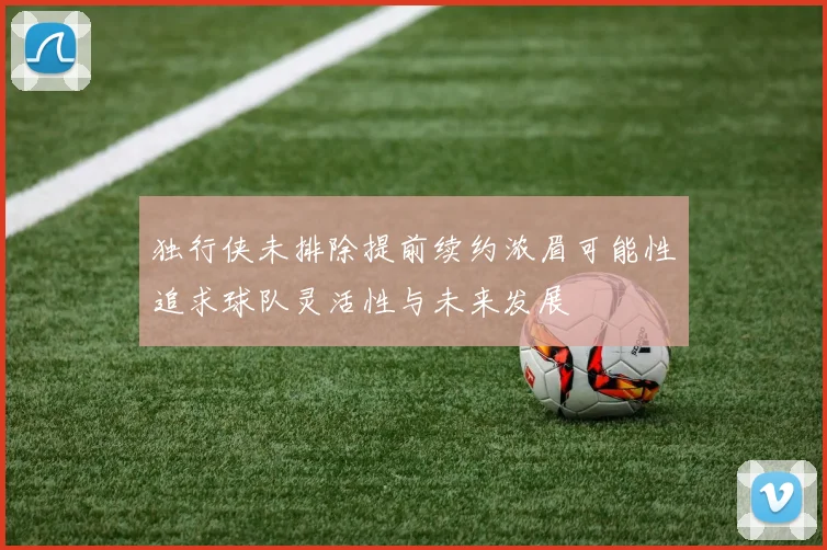 独行侠未排除提前续约浓眉可能性追求球队灵活性与未来发展